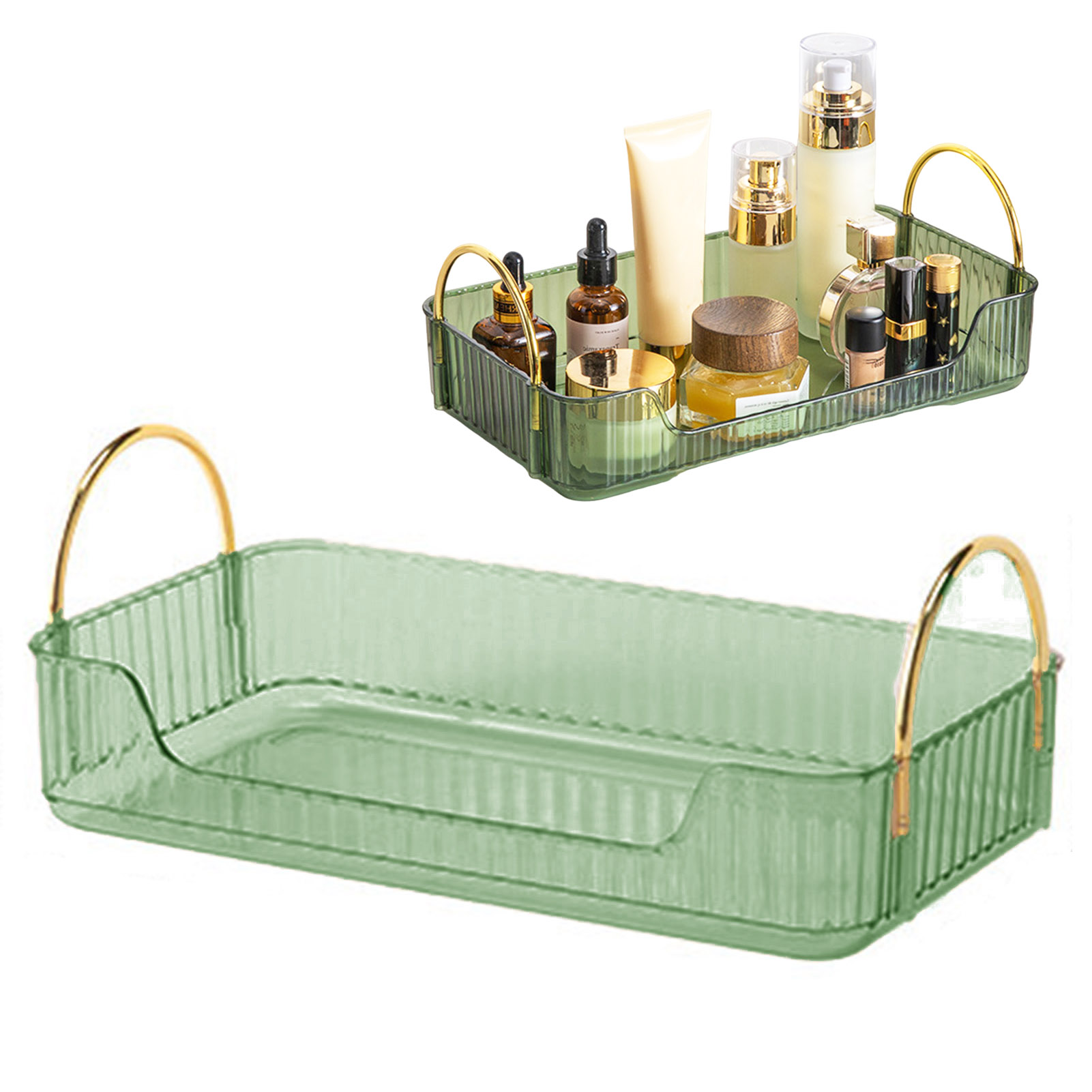 Bathroom Organizer Rack Light  - Luxury Skincare Tray 评论和价格