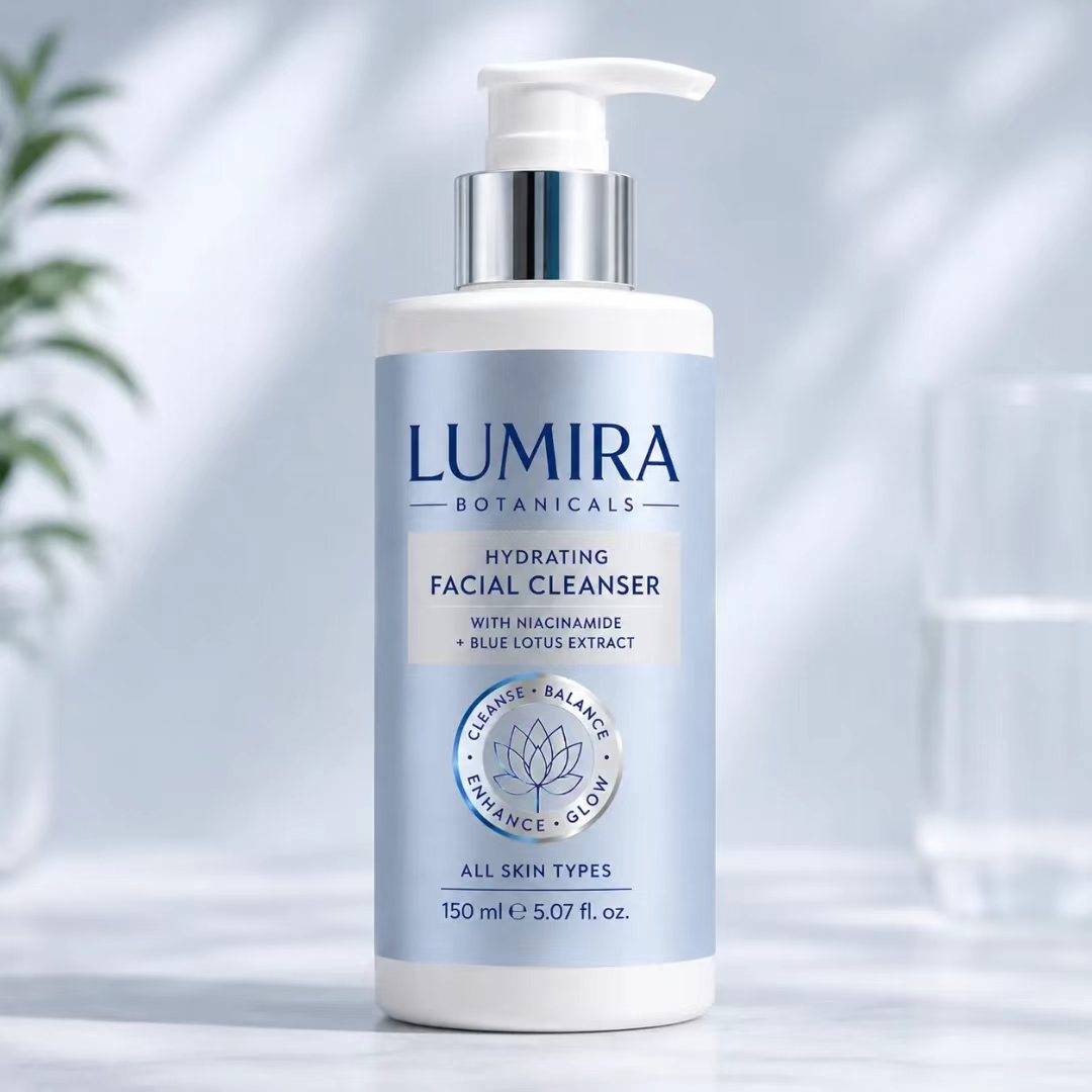 Custom Luxury Blue/Silver Foil - Luxury Skincare Cleanser 评论和价格