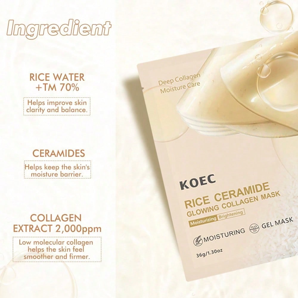 Rice 70 Glow Collagen Mask Ove - Luxury Skincare Gifts For Women 评论和价格