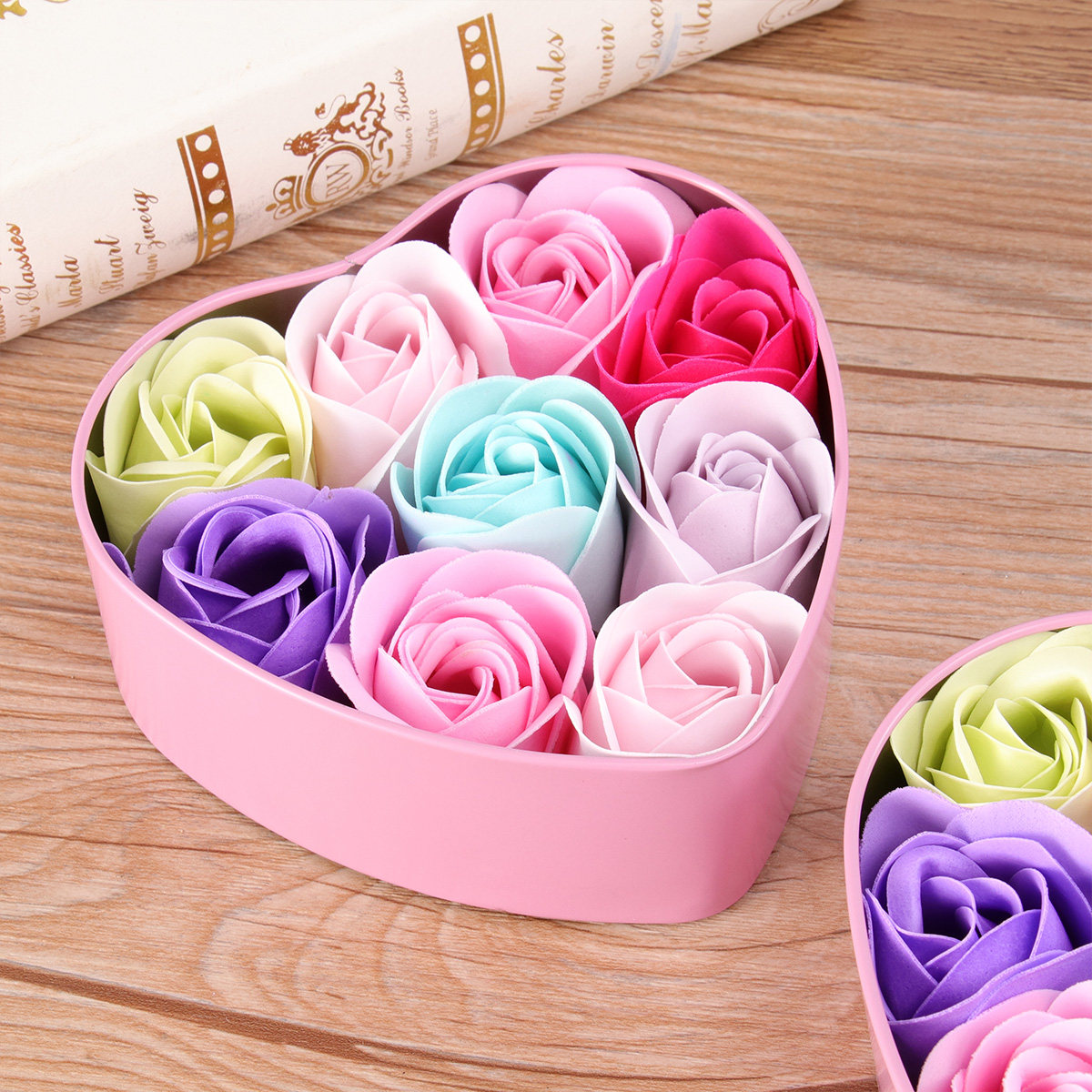 Rose Soap Flower Soap Set in E - Luxury Skincare Gift Box 评论和价格