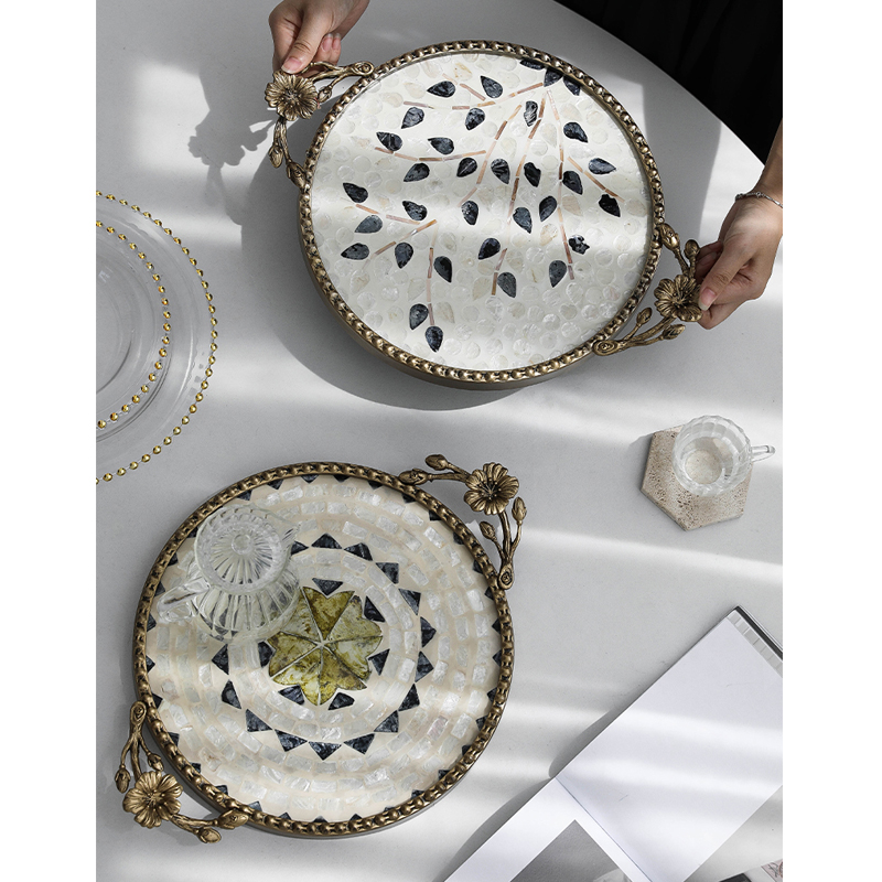Creative Luxury Shell-Decorate - Luxury Skincare Tray 评论和价格