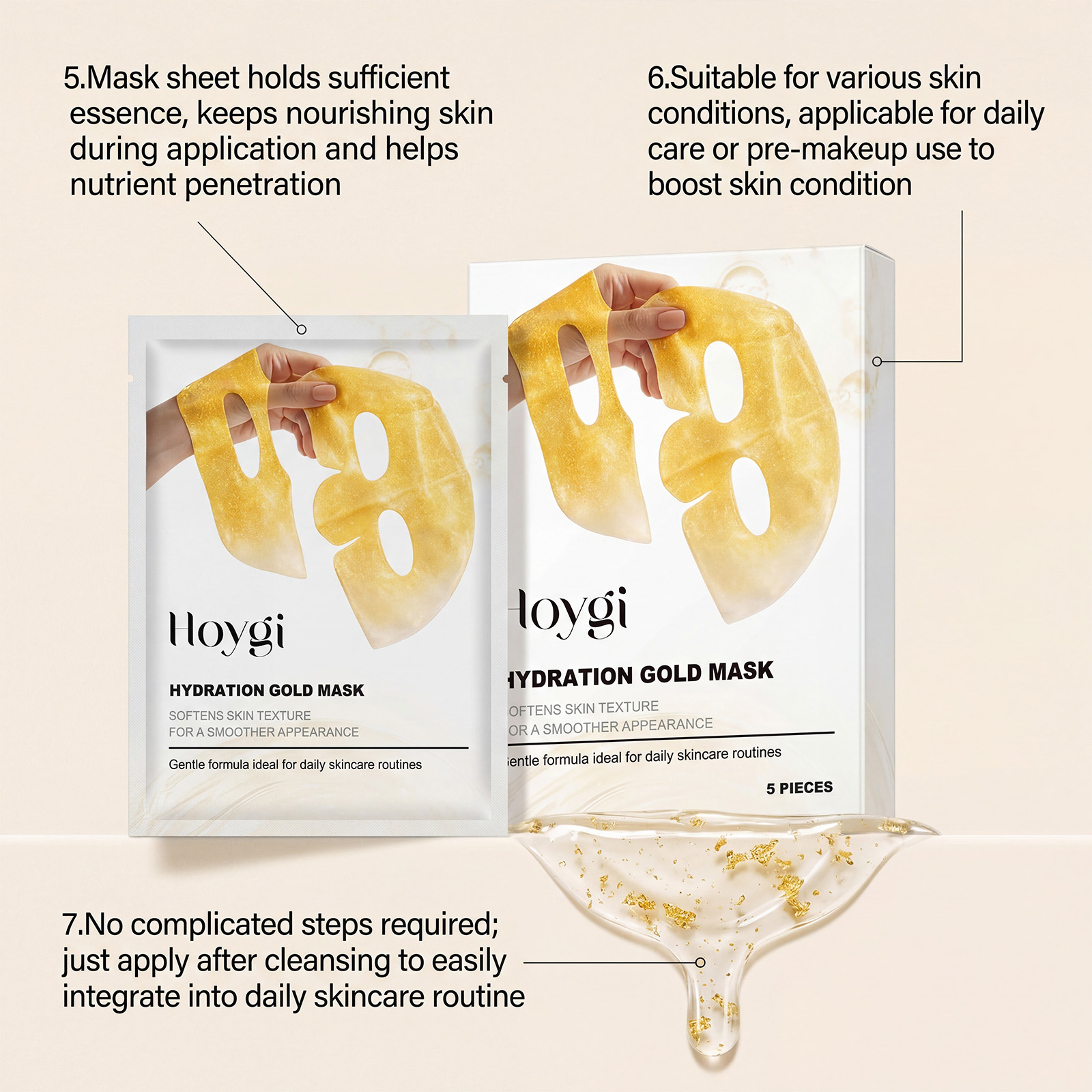 24K Gold Face Mask Niacinamide - Luxury Skincare Treatments 评论和价格