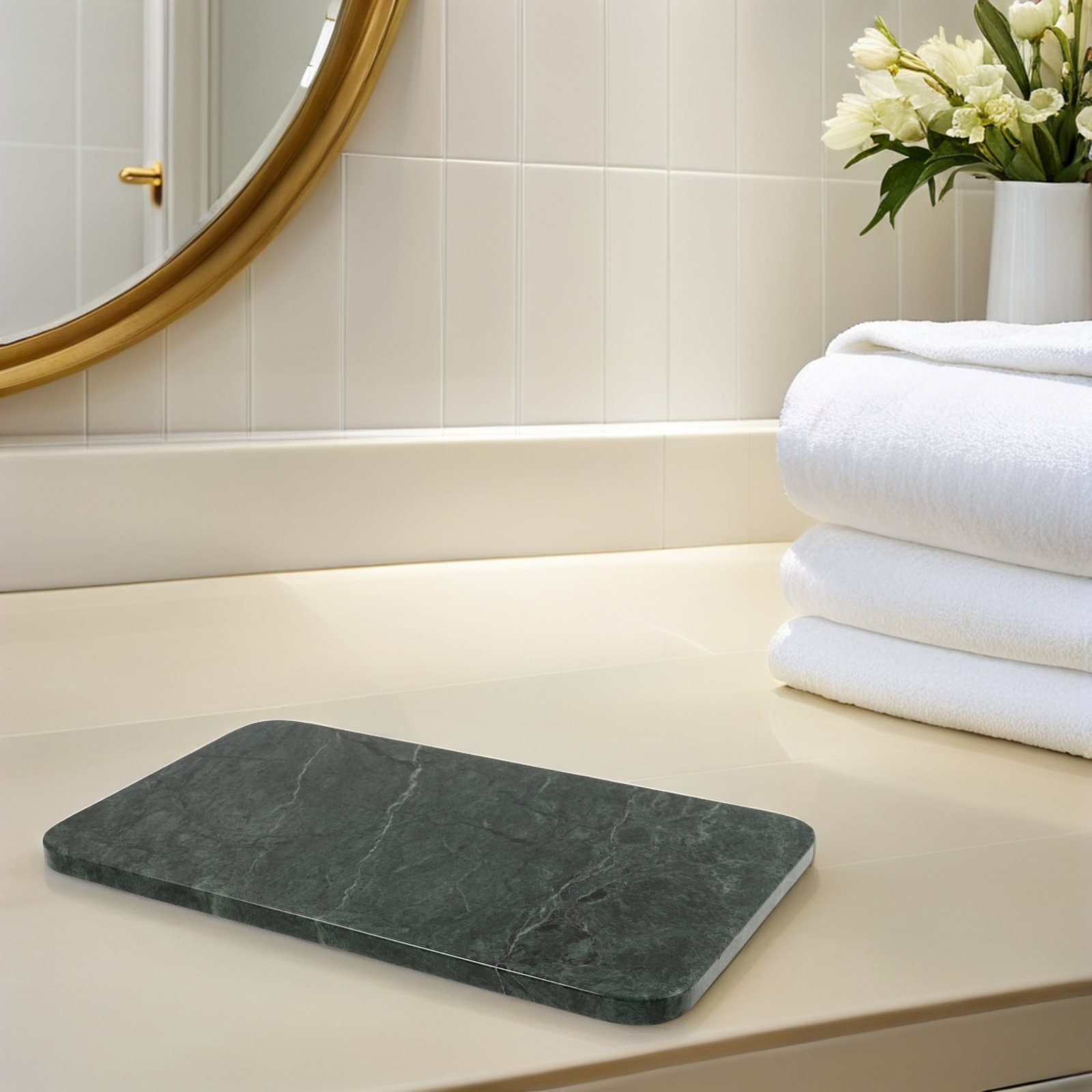 Rectangle Marble Tray Luxury N - Luxury Skincare Tray 评论和价格