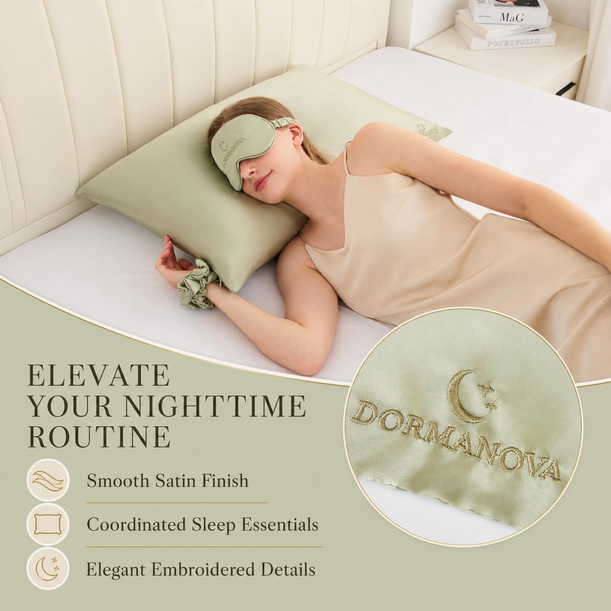 Luxury Satin Sleep Set – Satin - Luxury Skincare Gift Box 评论和价格