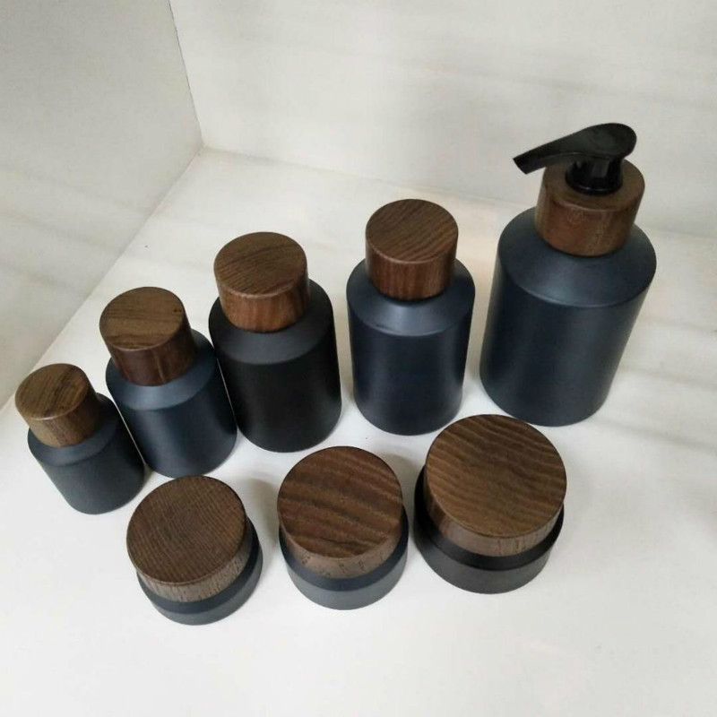 60pcs 120ml black matte glass  - Luxury Skincare Mask 评论和价格