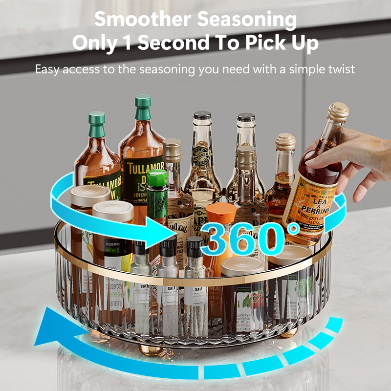1/2 Layers Rotating Perfume Or - Luxury Skincare Tray 评论和价格