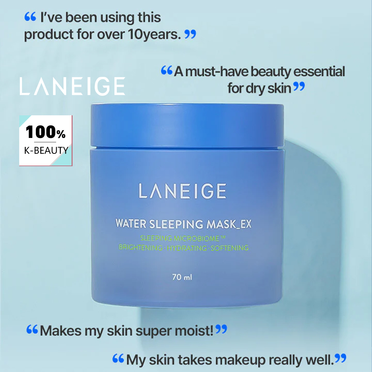LANEIGE Water Sleeping Mask 70 - Luxury Skincare Treatments 评论和价格