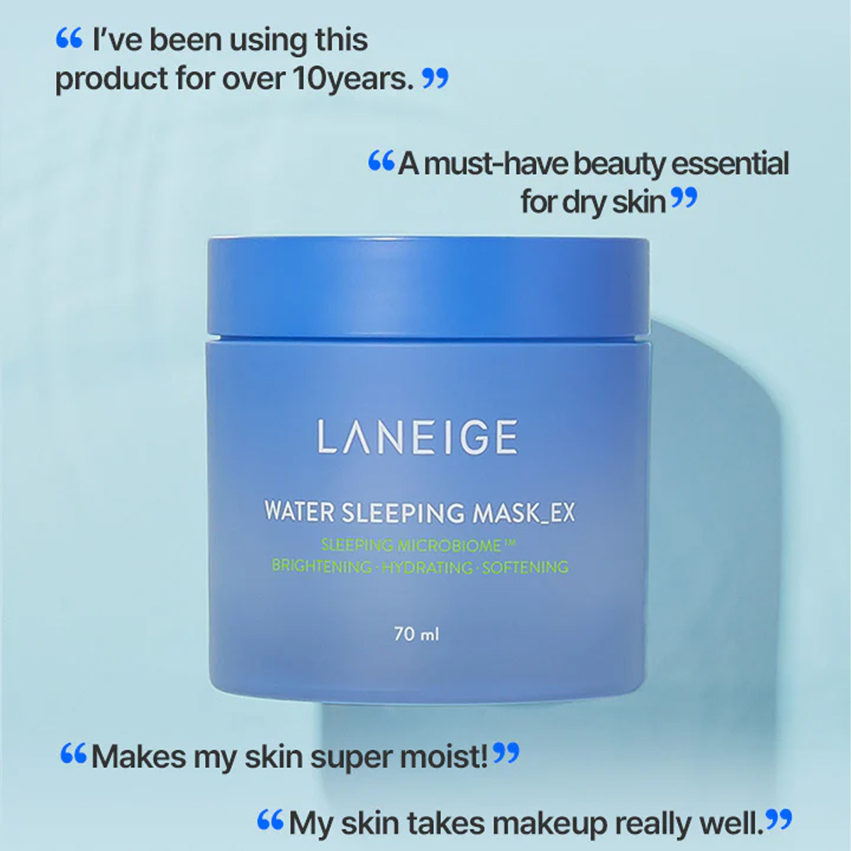 LANEIGE Water Sleeping Mask 70 - Luxury Skincare Treatments 评论和价格
