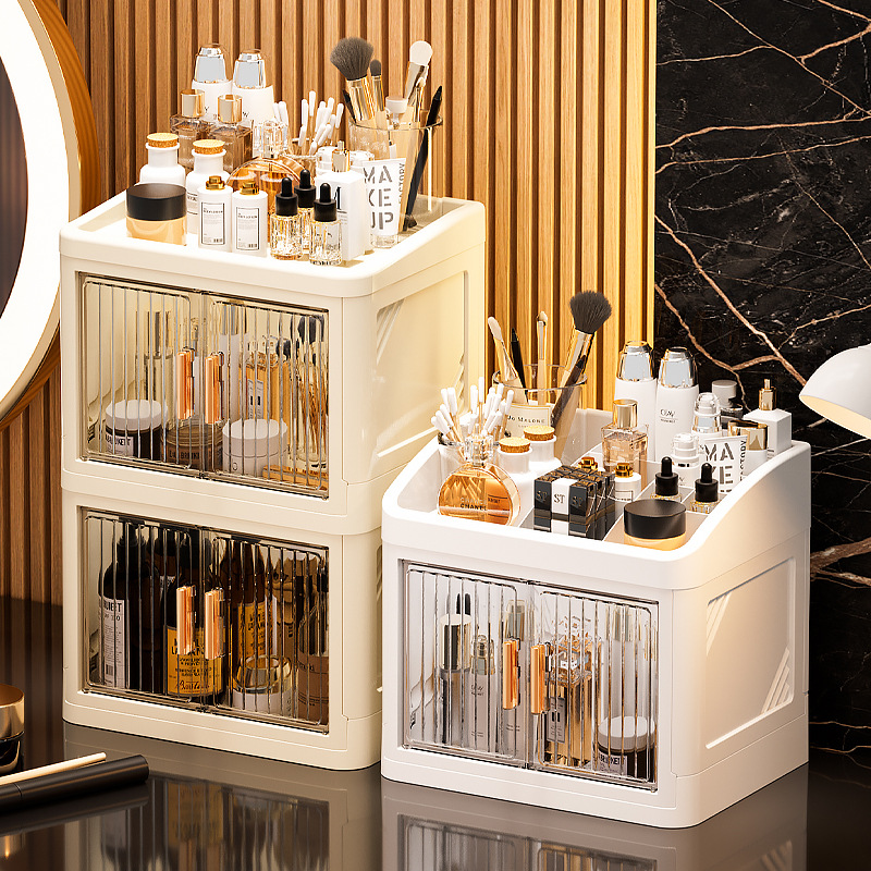 Layered Makeup Storage Cabinet - Luxury Skincare Gift Box 评论和价格