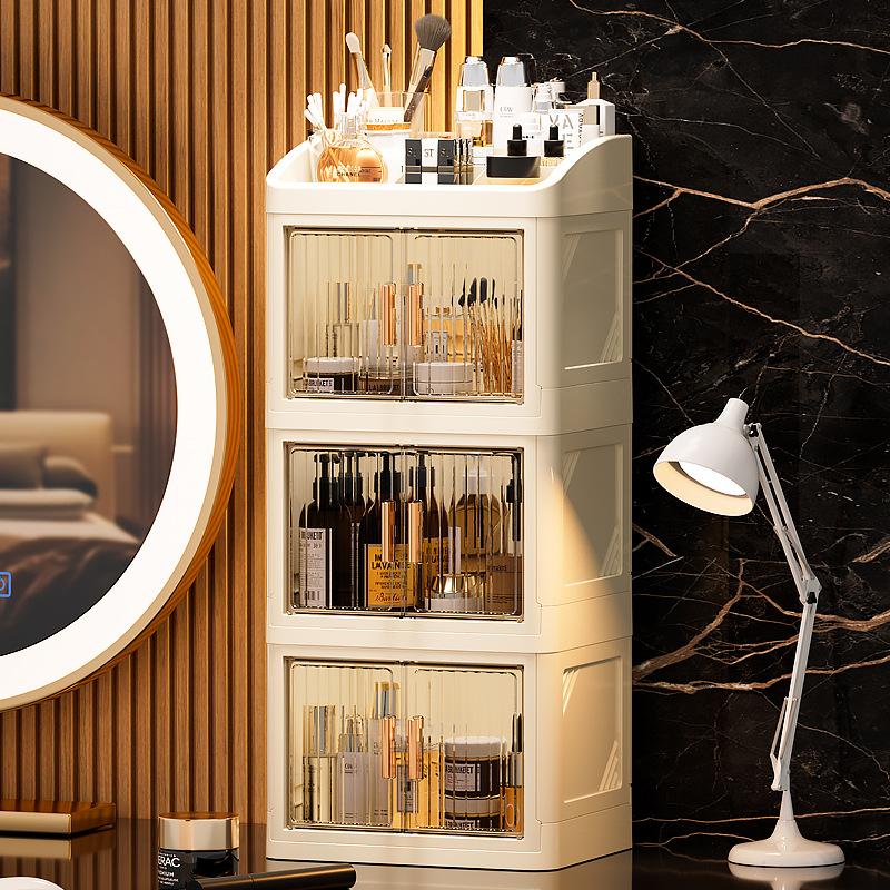 Layered Makeup Storage Cabinet - Luxury Skincare Gift Box 评论和价格